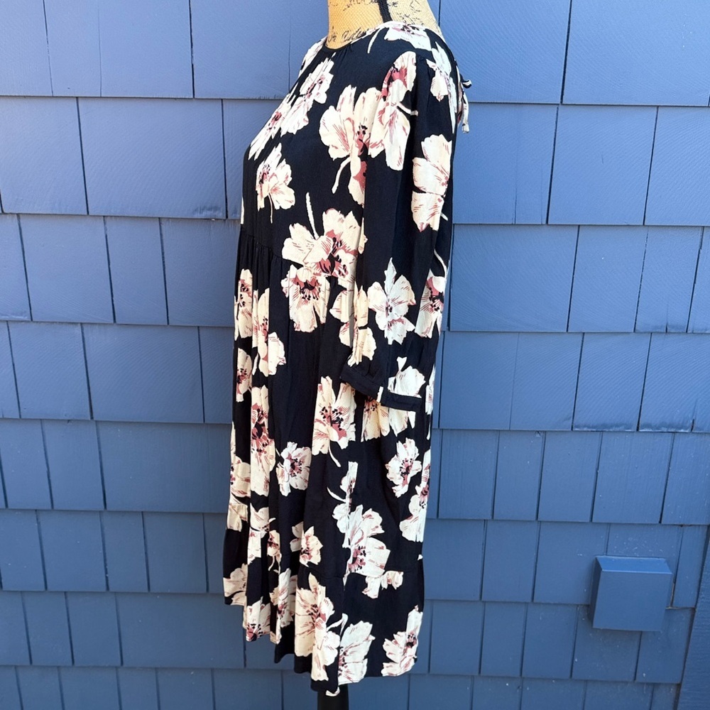 Ba&sh Floral Black and White lady Dress large perfect - Picture 7 of 8